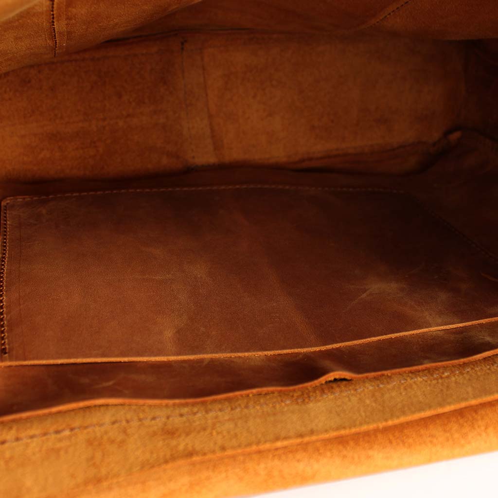 Bolso Cuero Hombre Maletín Bolso Mensajero Mujer Marrón