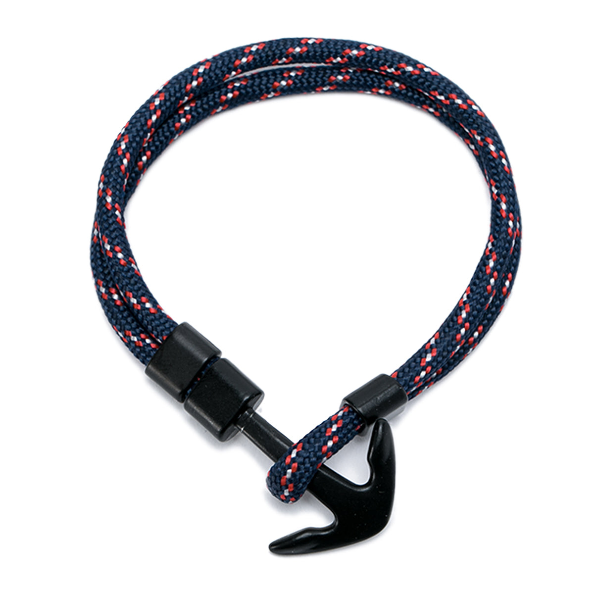 Pack 2 Pulsera Piedra Volcánica y Larvikita y Pulsera Outdoor Náutica con Ancla