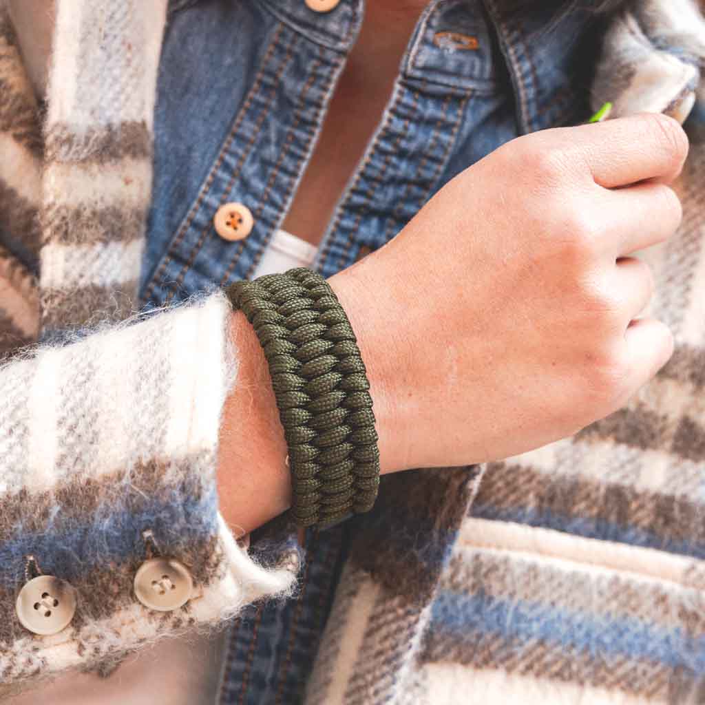 Pulsera De Cuerda Verde Hombre Juvenil Modelo 2019