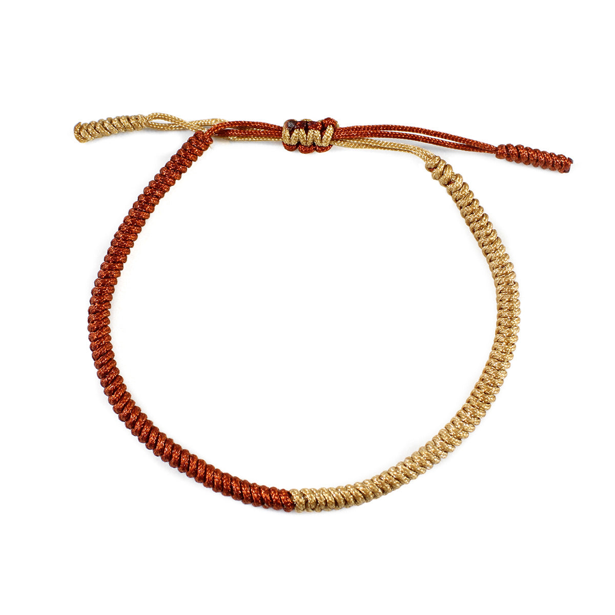 Pack 2 Pulsera Cuero con Guitarra y Pulsera Budista Roja y Beige