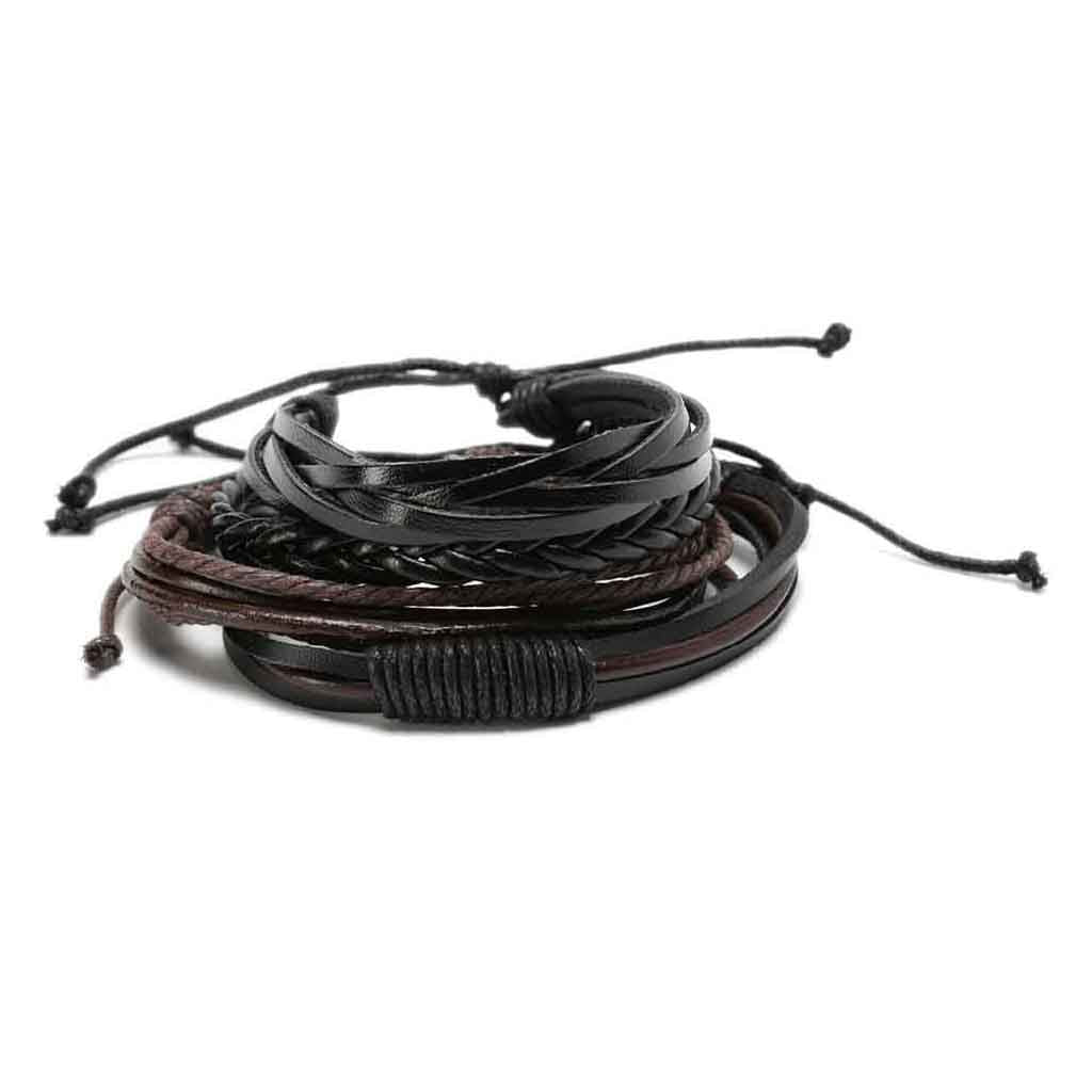 Pulseras Brazaletes Cuero Hombre Mujer Moda Juvenil 2019