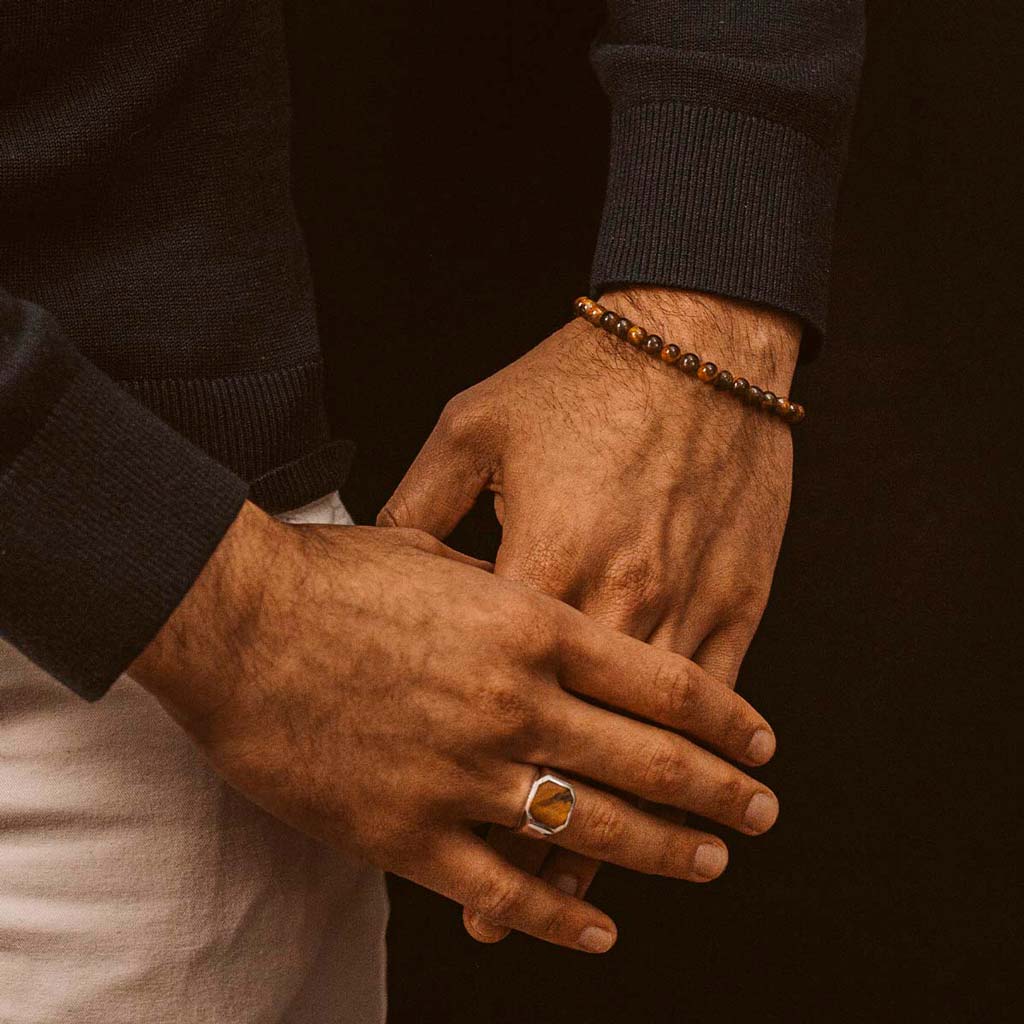 Pulsera de Protección Pulsera Hombre Mujer Ojo de Tigre