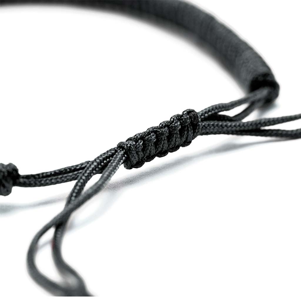 Pulsera Hombre Mujer Budista Hilo Negro Pulseras de Pareja