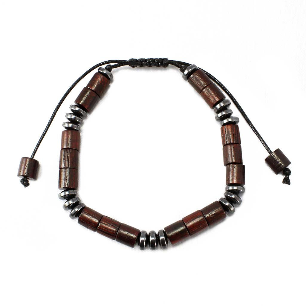 Pulseras Hombre Brazalete Madera Pulseras Piedras Naturales
