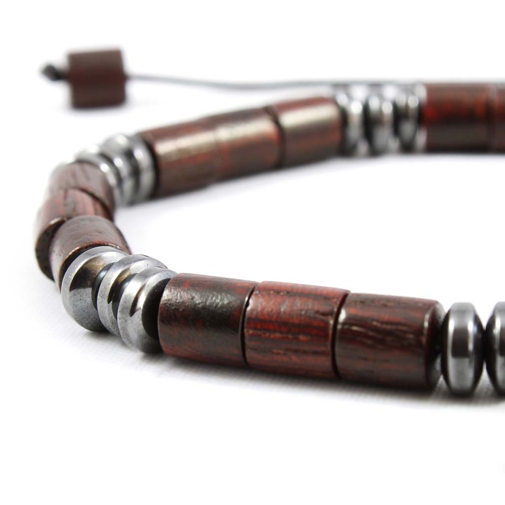 Pulseras Hombre Brazalete Madera Pulseras Piedras Naturales