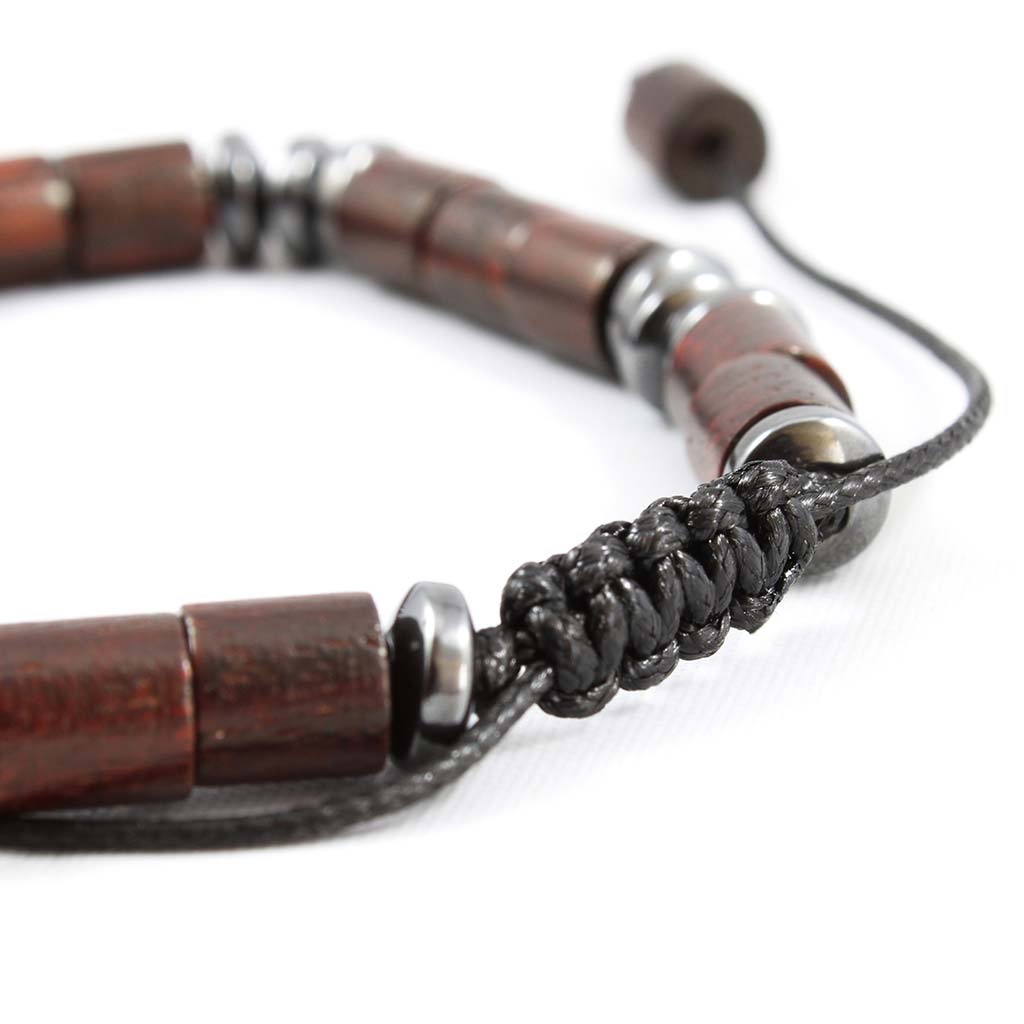 Pulseras Hombre Brazalete Madera Pulseras Piedras Naturales