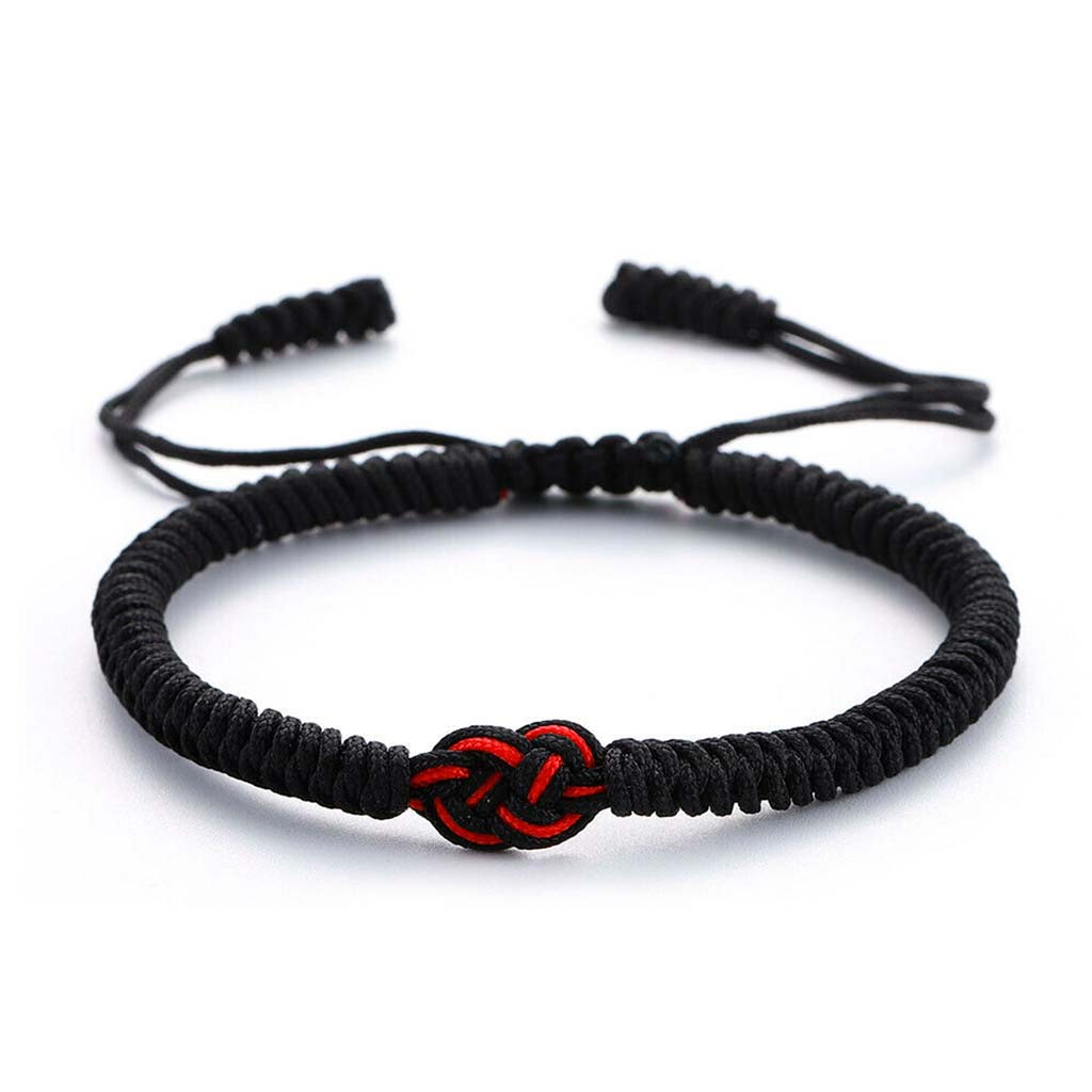 Pulsera Hombre Mujer Pulsera Hilo Rojo Negro Pulseras Pareja