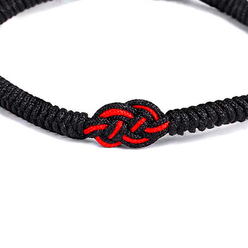 Pulsera Hombre Mujer Pulsera Hilo Rojo Negro Pulseras Pareja