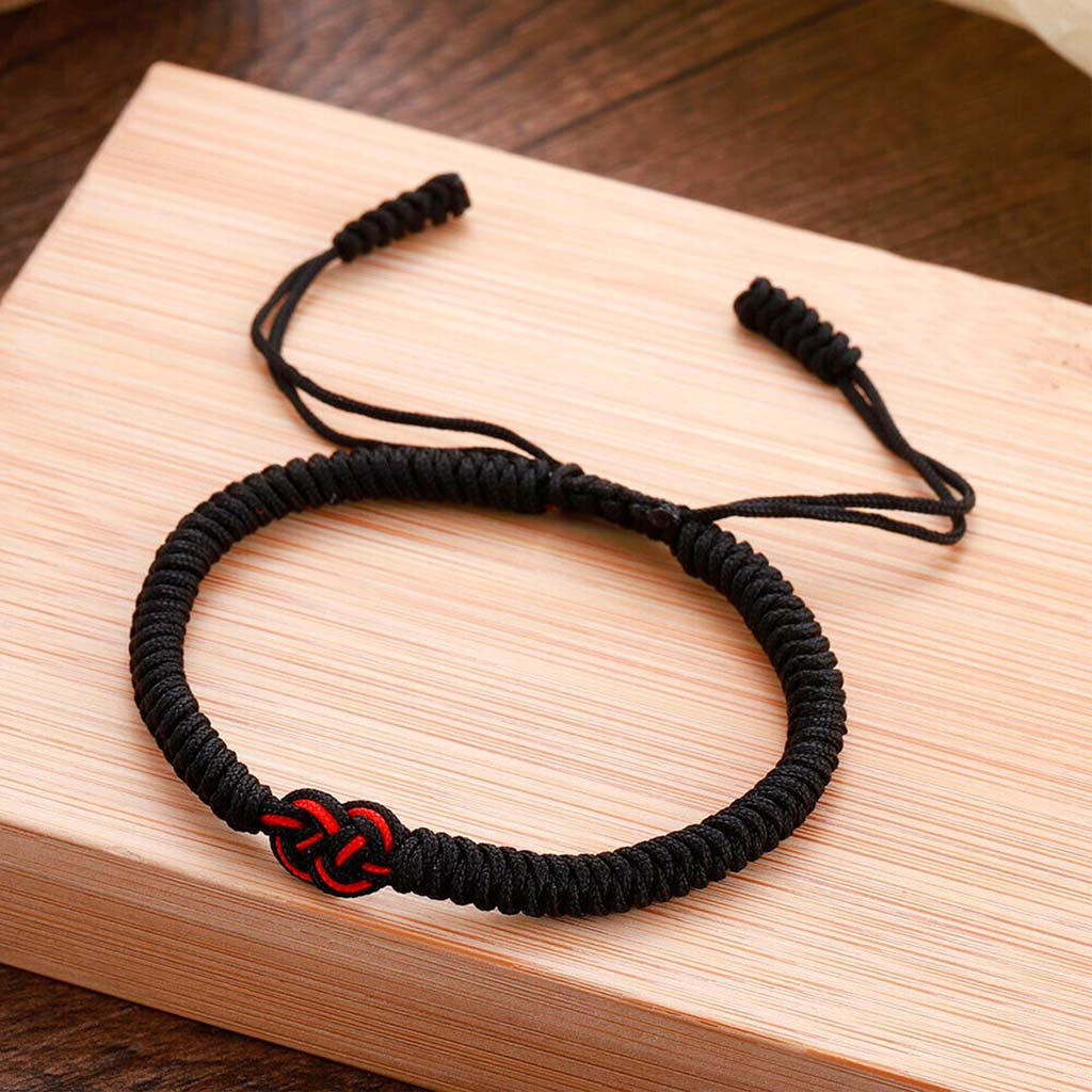 Pulsera Hombre Mujer Pulsera Hilo Rojo Negro Pulseras Pareja