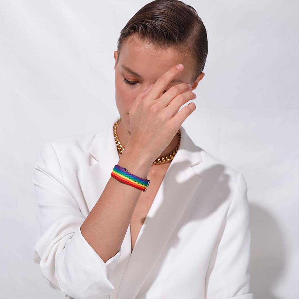 Pulseras Hombre Pulsera Mujer Brazalete Multicolor Pride