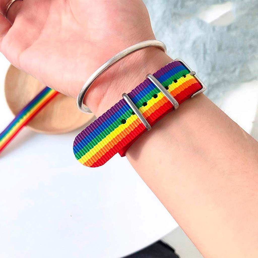 Pulseras Hombre Pulsera Mujer Brazalete Multicolor Pride