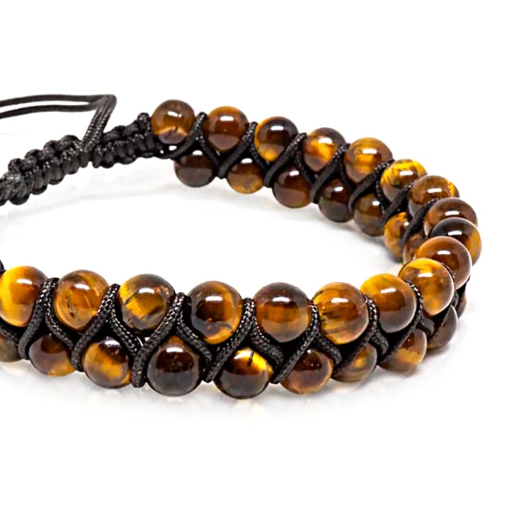 Pulseras de Piedras Naturales Pulsera Ojo de Tigre Brazalete