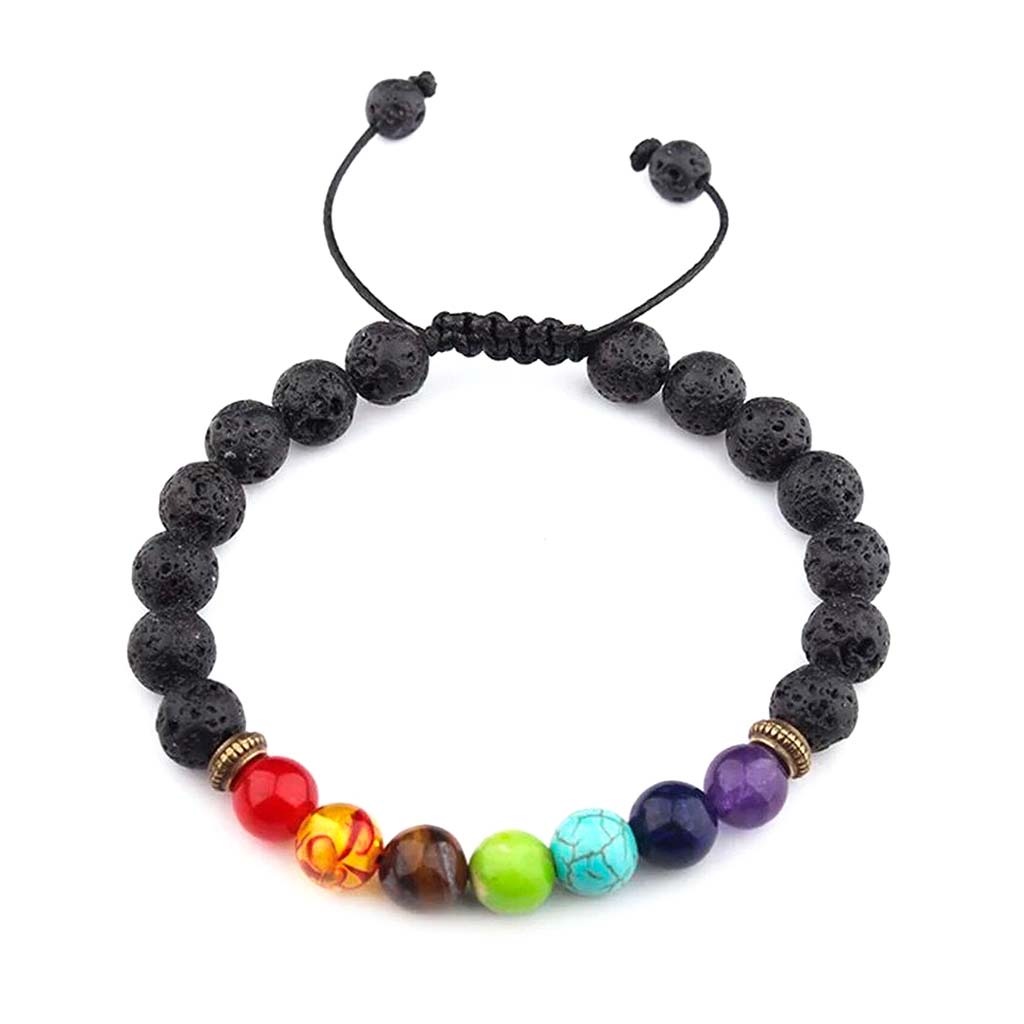 Pulseras de Piedras Naturales Hombre Mujer 7 Chakras