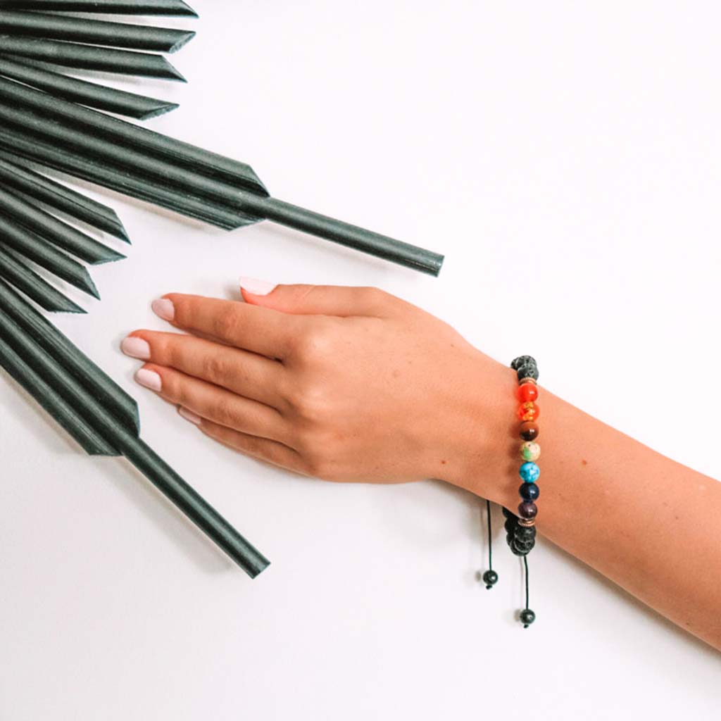 Pulseras de Piedras Naturales Hombre Mujer 7 Chakras