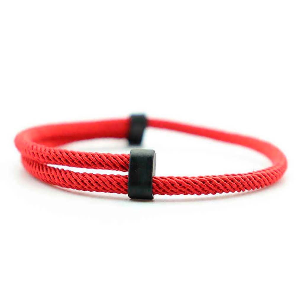 Pulseras Hombre Mujer Pulsera Roja Protección Ajustable