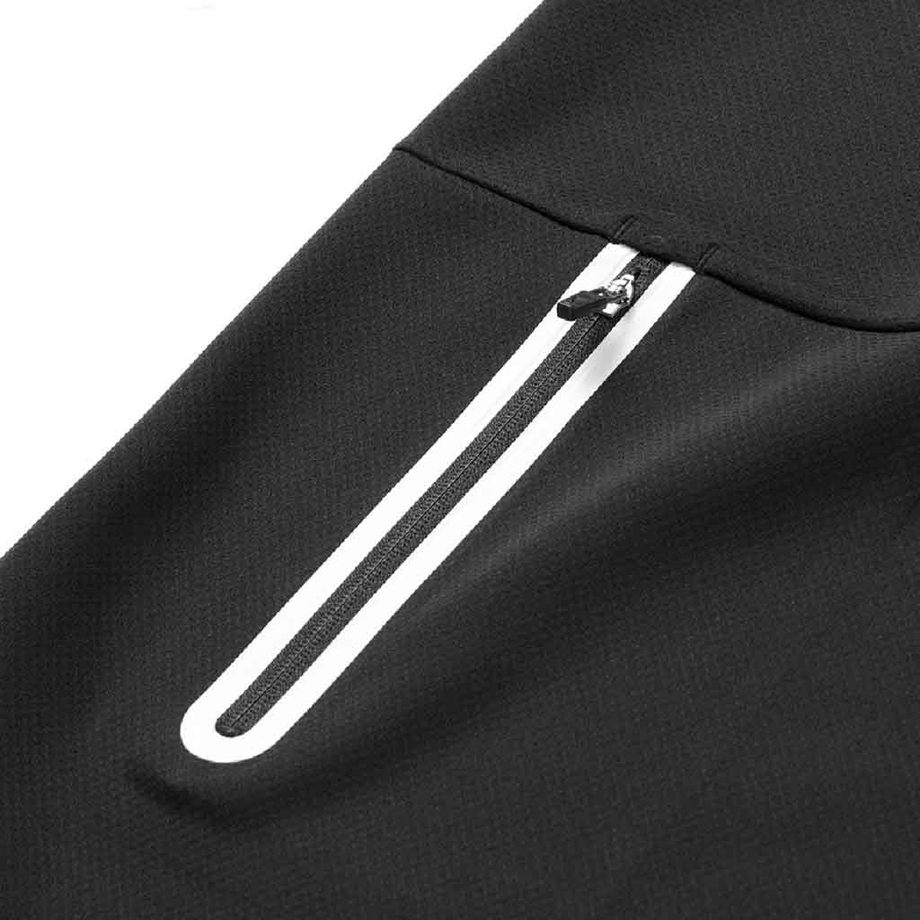 Polera Deportiva Hombre Gimnasio con Cierre