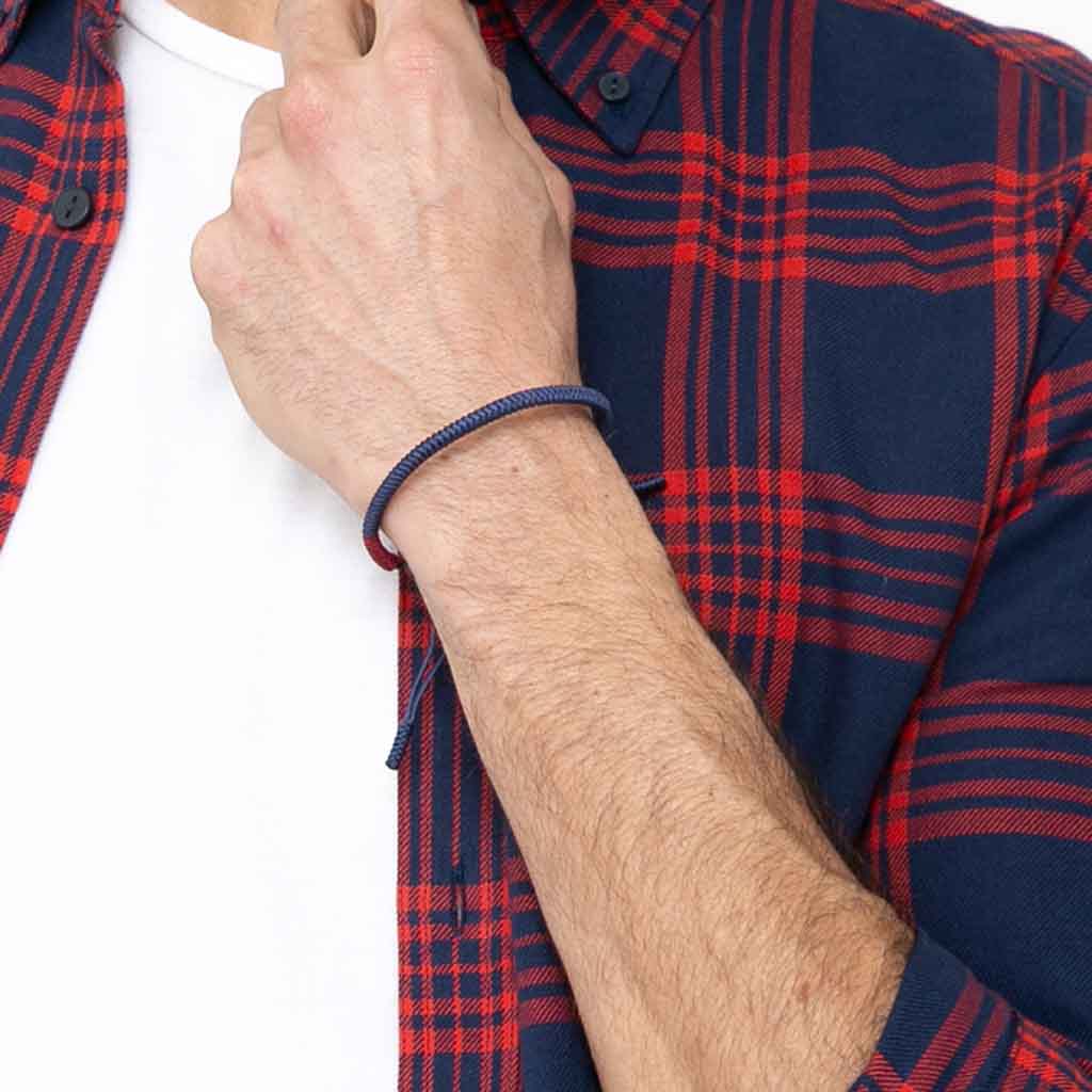 Pulsera Budista Para La Suerte Azul Feng Shui