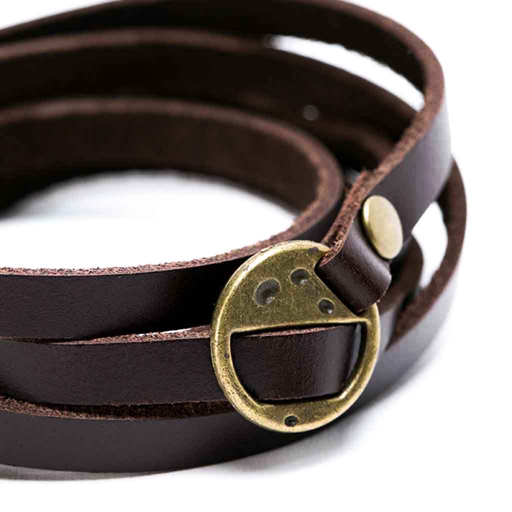 Pulseras De Cuero  Larga Vintage  Hombre Mujer Moda 2019