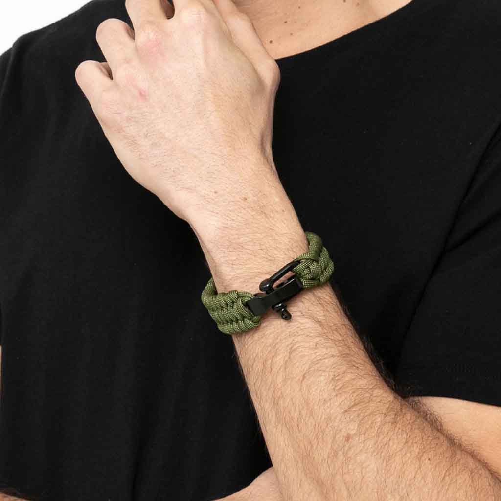 Pulsera De Cuerda Verde Hombre Juvenil Modelo 2019