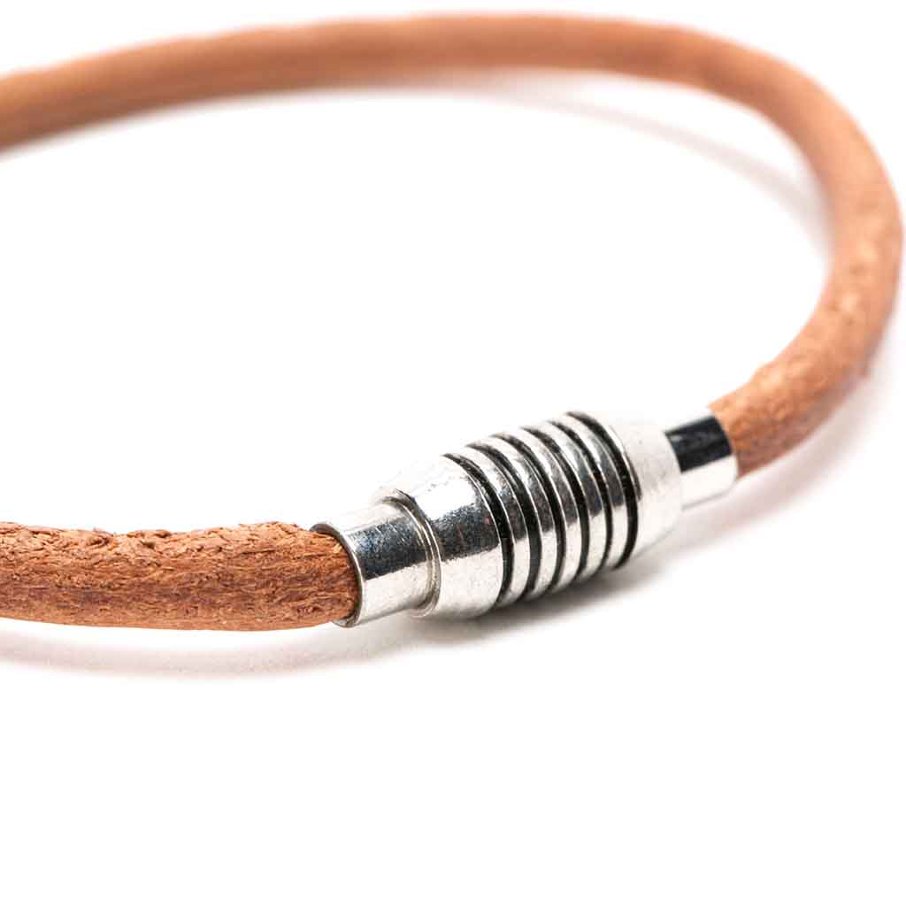 Pulsera de Cuero Circular Hombre Boche Imantado