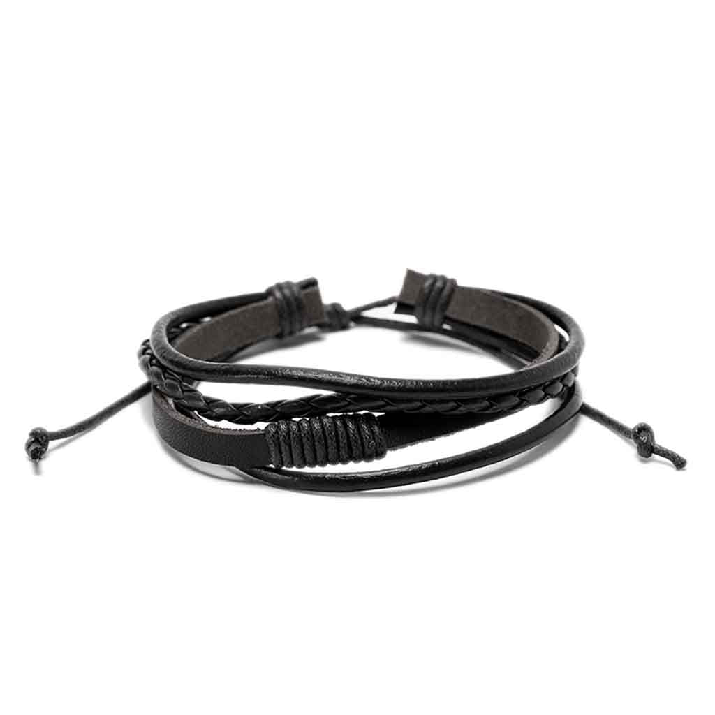 Pulsera Hombre Brazalete Cuero