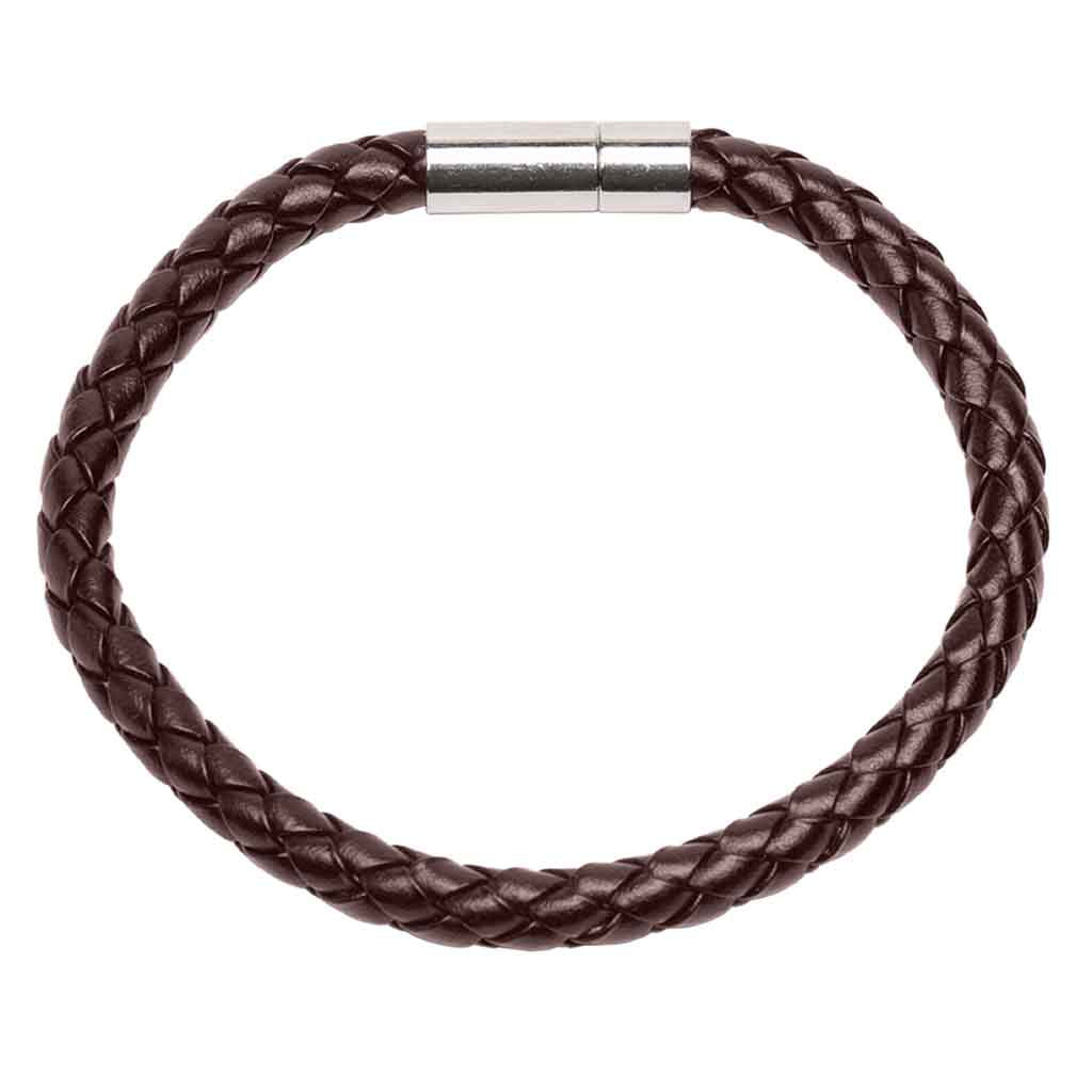 Pulsera Cuero Tejida Moda Juvenil