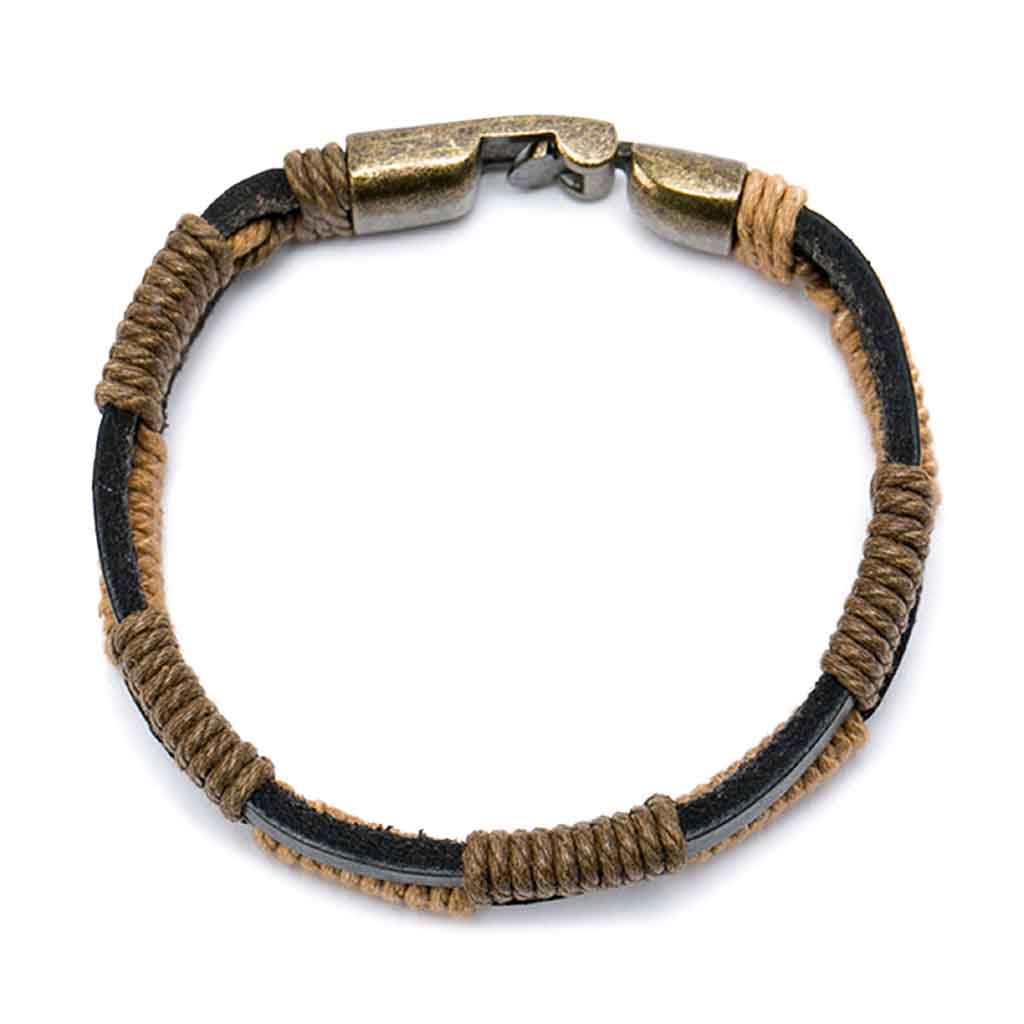 Pulseras De Cuero E Hilos  Hombre Mujer Moda 2019