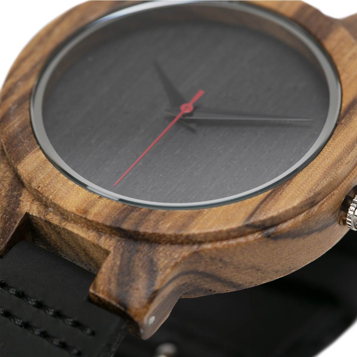 Reloj Exclusivo De Madera Hombres En Color Negro