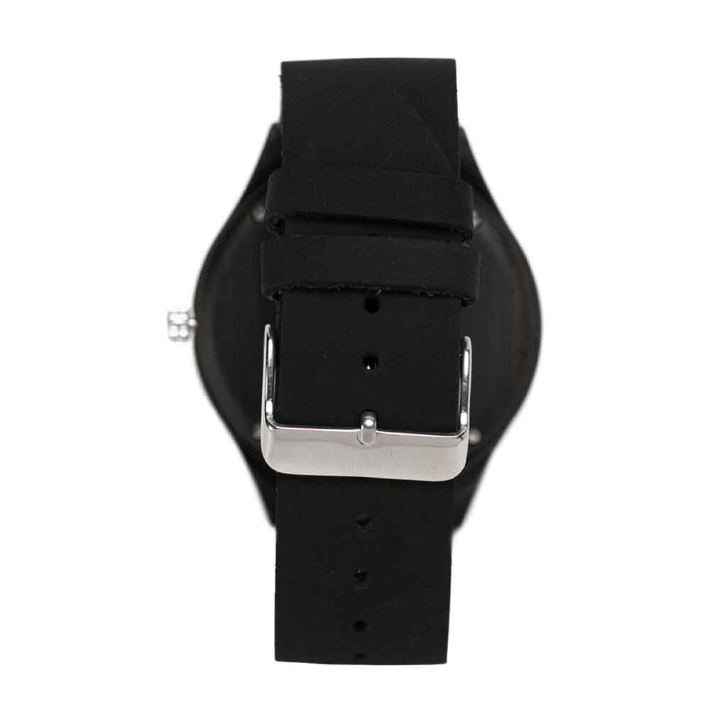 Reloj Casual de Madera Negra Modelo Seúl