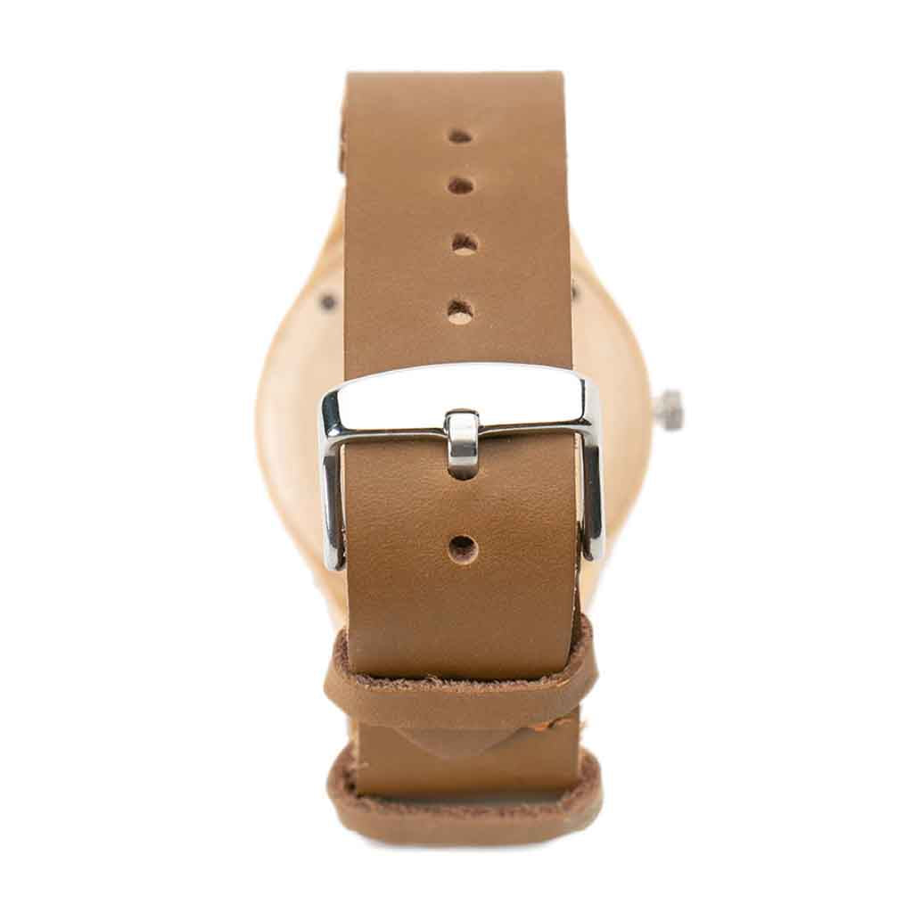 Reloj Casual Madera Bisel Bambú Unisex