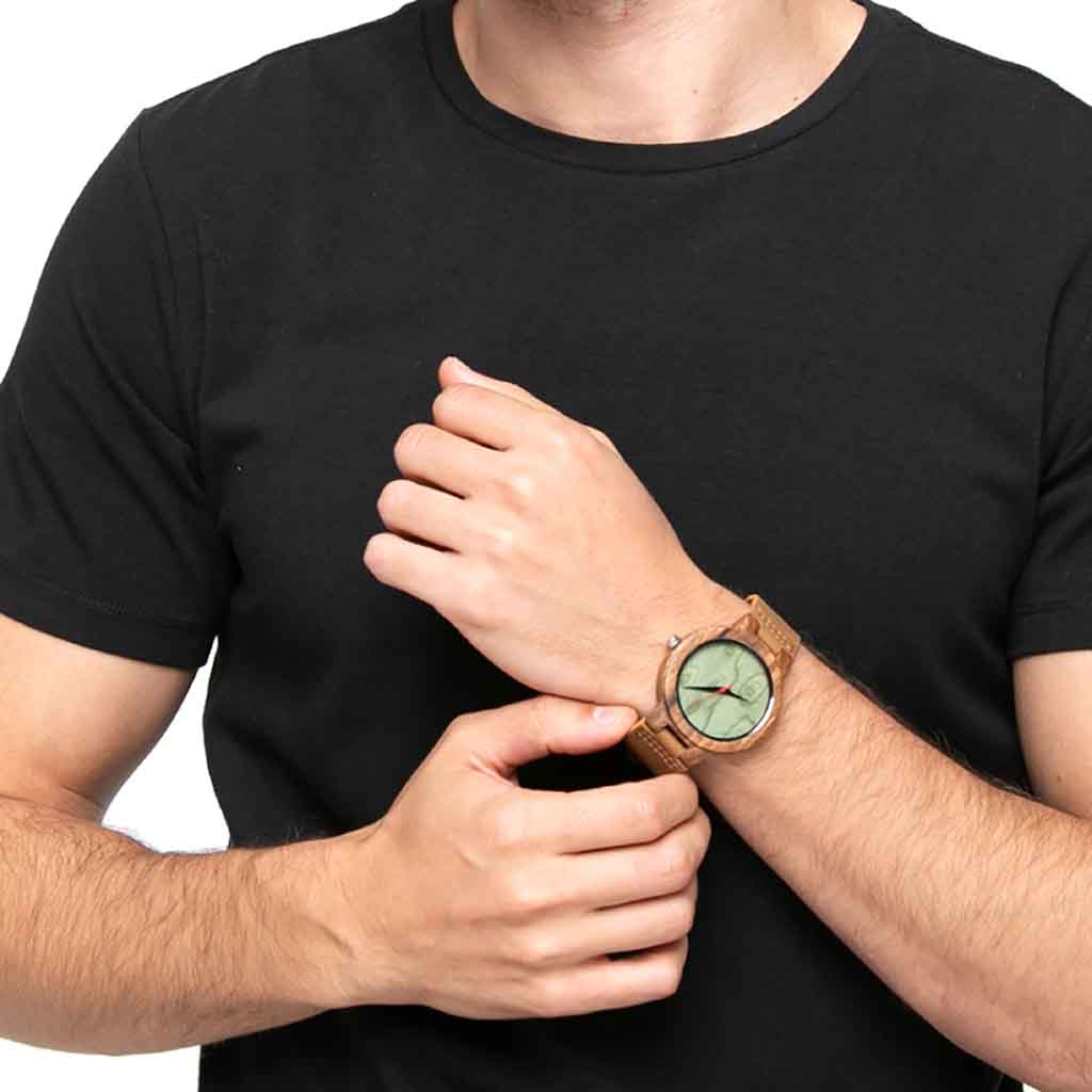 Reloj De Madera Para Caballero, Estilo Juvenil 2020