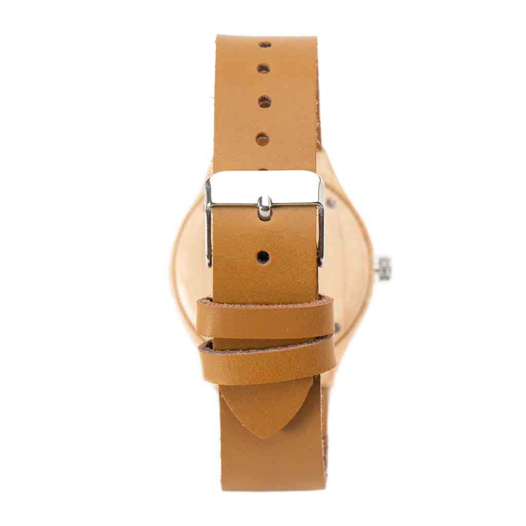 Reloj Madera Juvenil Hombre Mujer Bambú