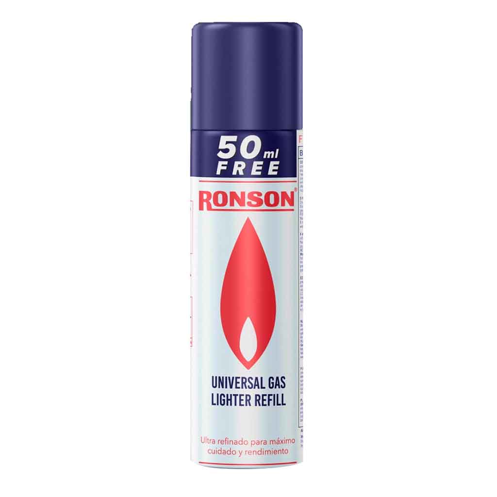 Cigarrera Hombre Mujer Soplete + Recarga Gas Ronson 300ml