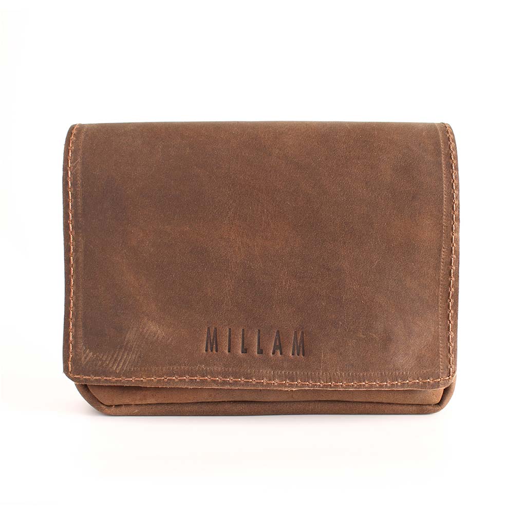 Pack Tabaquera Cigarrera Cuero + Papelillo + Ronson 2.0