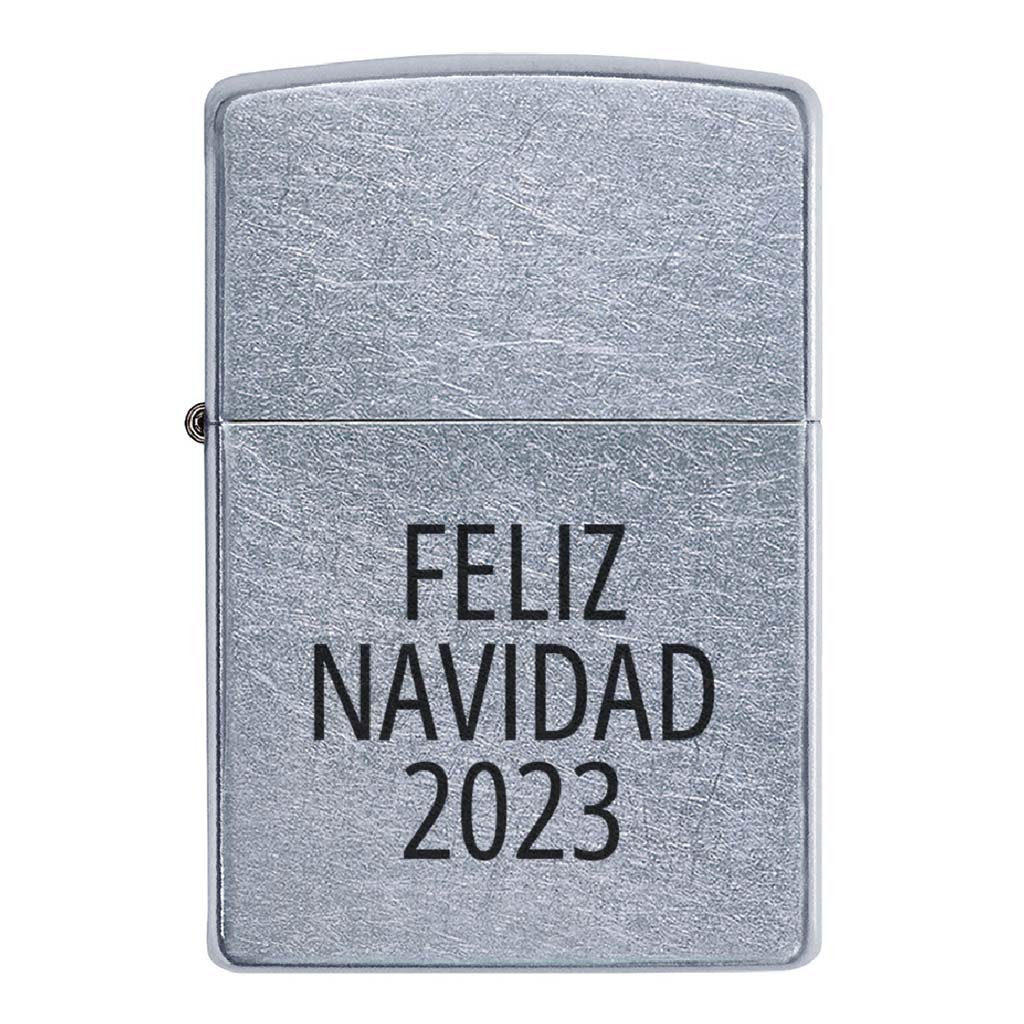 Encendedor Zippo High Polish Chrome Plateado Grabado