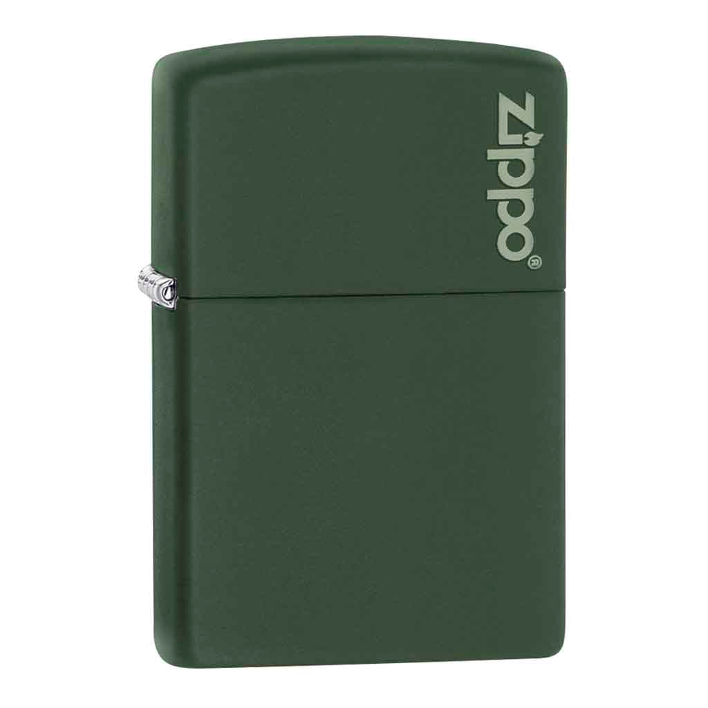 Encendedor Zippo Lighter Classic Green Matte Zippo Logo