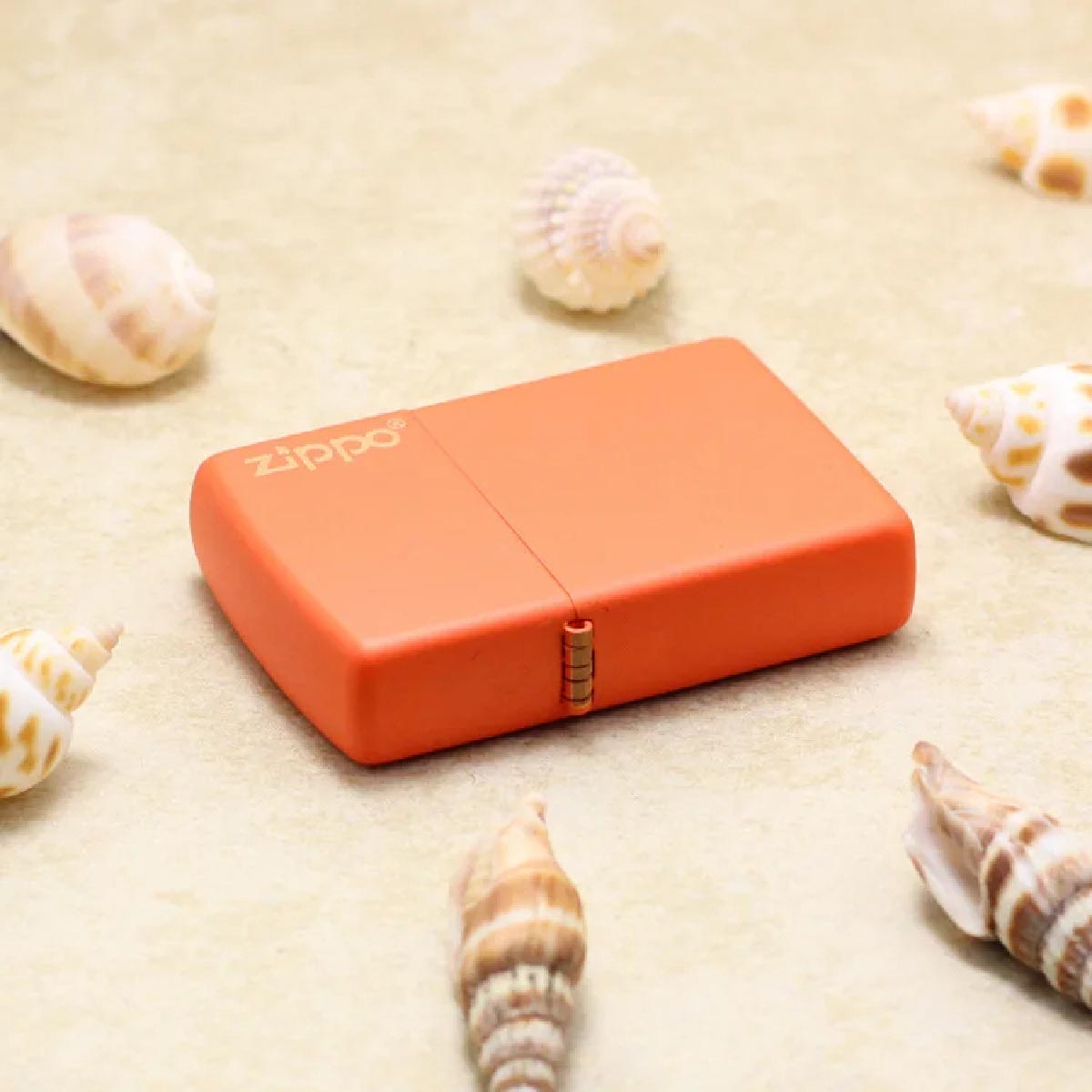 Encendedor Zippo Classic Orange Matte with Logo Naranja