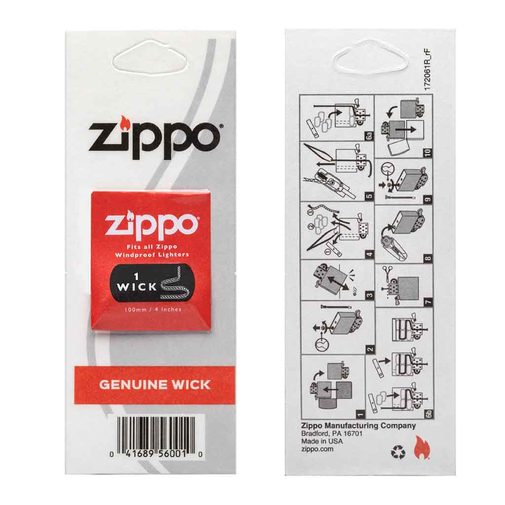 Pack Bencina Zippo + 6 Piedras Zippo + Mecha Zippo