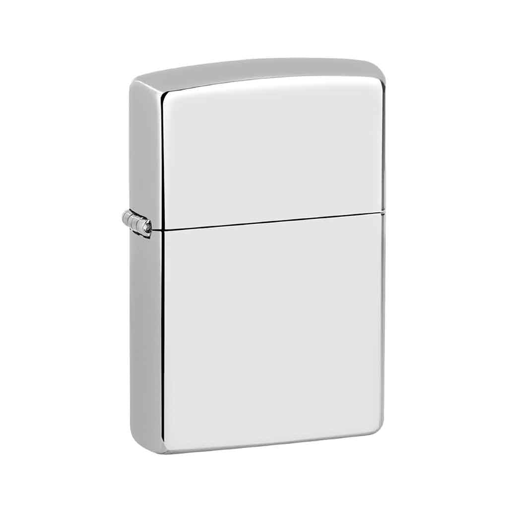Encendedor Zippo Lighter High Polish Chrome Plata