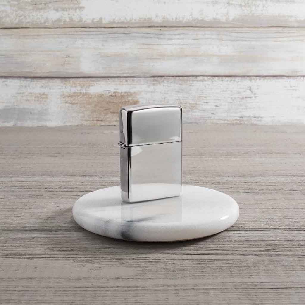 Encendedor Zippo Lighter High Polish Chrome Plata