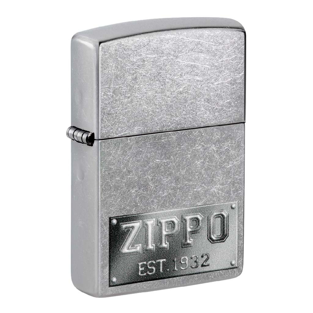 Encendedor Zippo Lighter Design Street Chrome Logo EST 1932
