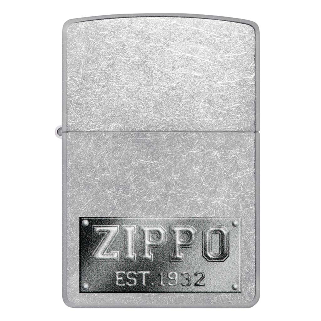 Encendedor Zippo Lighter Design Street Chrome Logo EST 1932