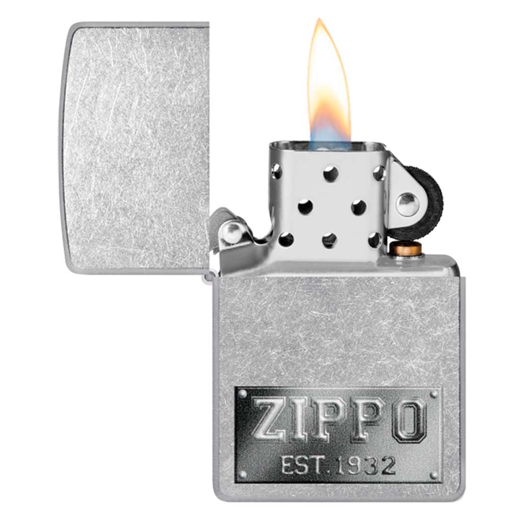 Encendedor Zippo Lighter Design Street Chrome Logo EST 1932