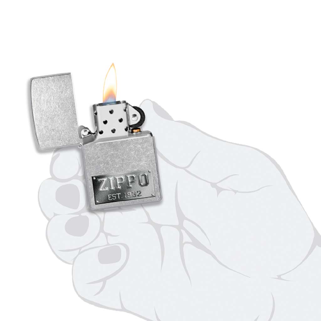 Encendedor Zippo Lighter Design Street Chrome Logo EST 1932