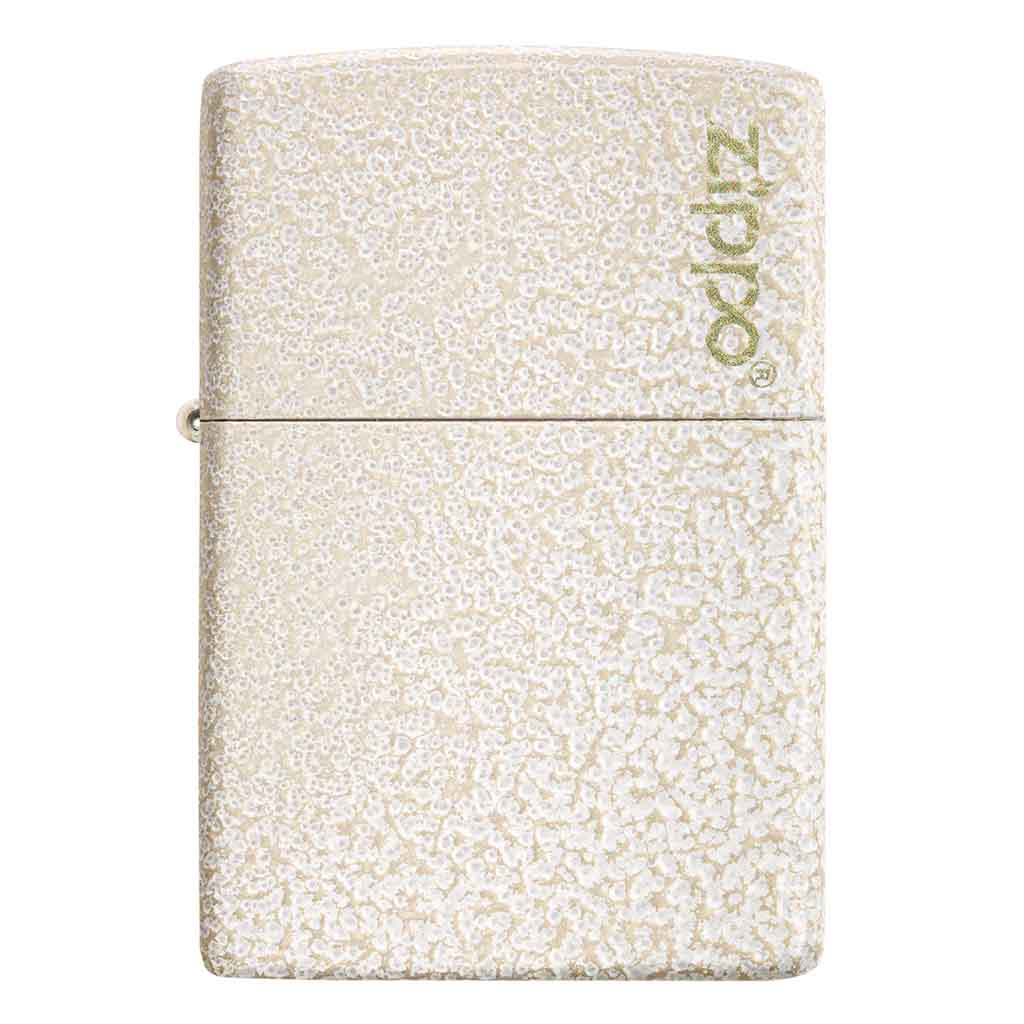 Encendedor Zippo Lighter Classic Mercury Glass Logo Blanco
