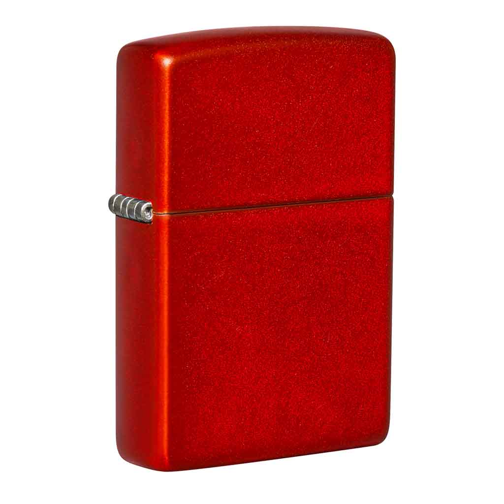 Encendedor Zippo Lighter Classic Metallic Red Rojo