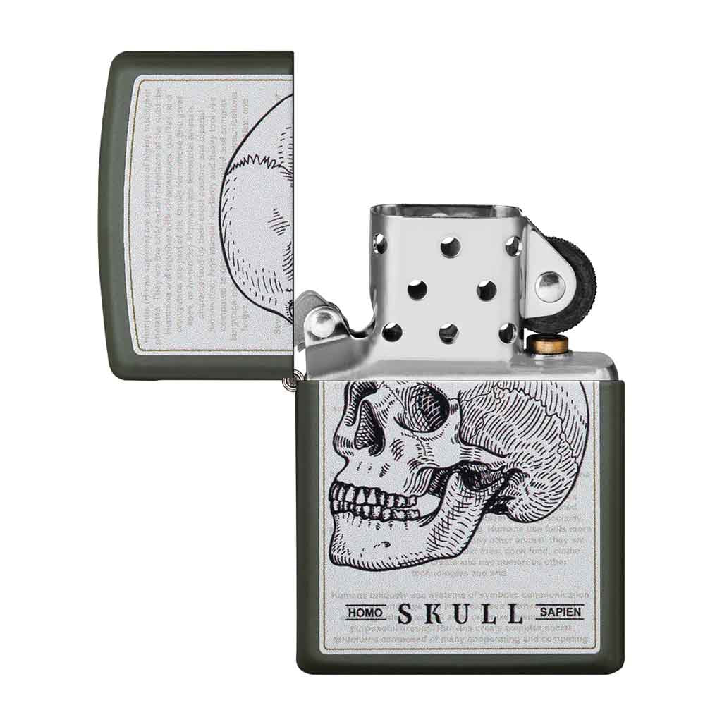 Encendedor Zippo Lighter Skull Design