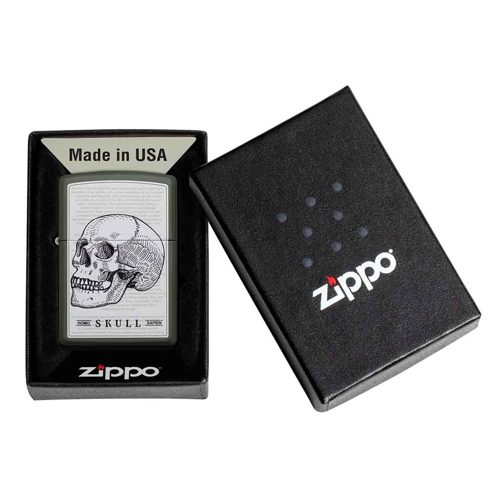 Encendedor Zippo Lighter Skull Design