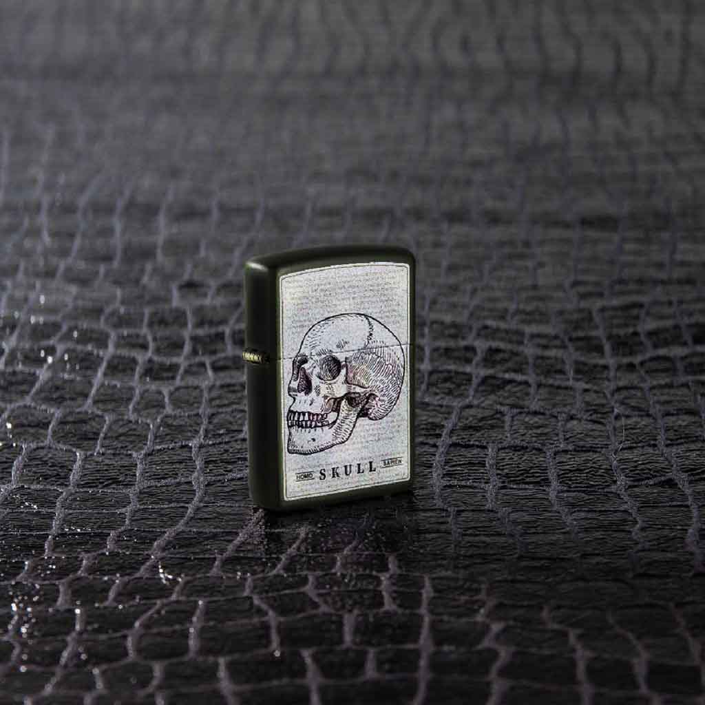 Encendedor Zippo Lighter Skull Design